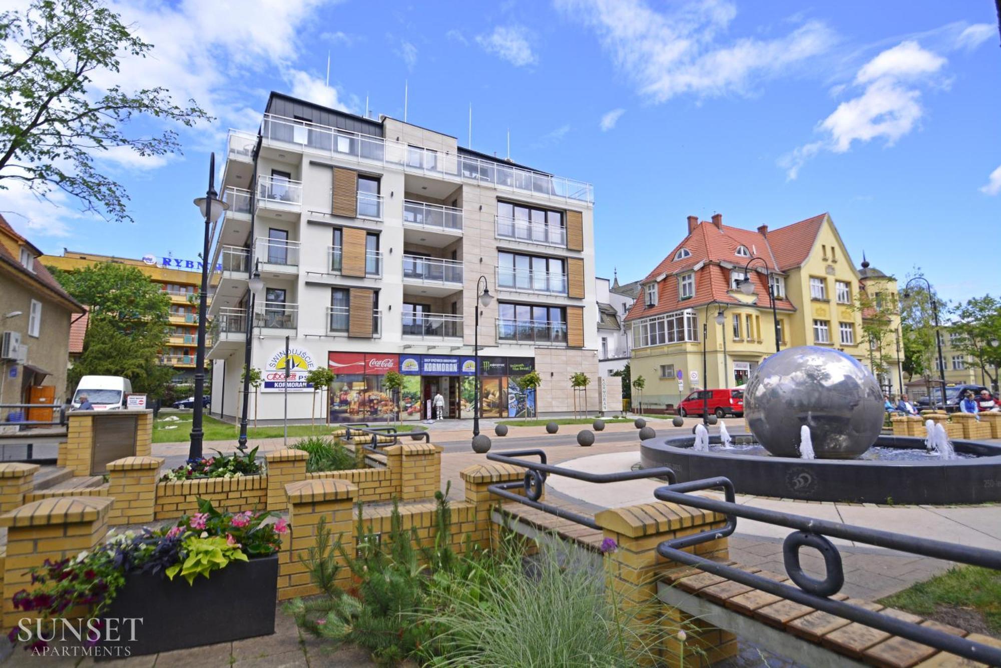 Sunset Apartments - Kormoran - Plaza 300M Swinoujscie Exterior foto